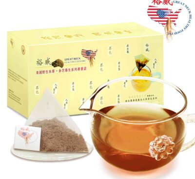美國野生靈芝參皇消遙自在茶 Ginseng with Wild Ganoderma Tea (40 Bags)